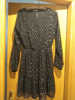 Vestido Negro Fiesta Elegante