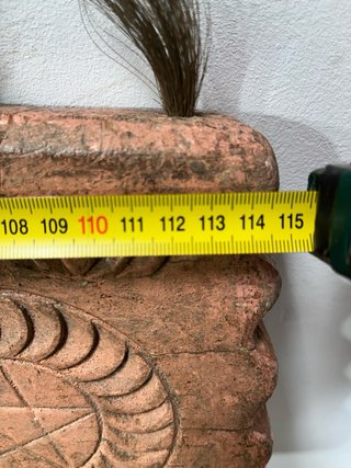 Yugo Portugués Madera Policromada Antiguo