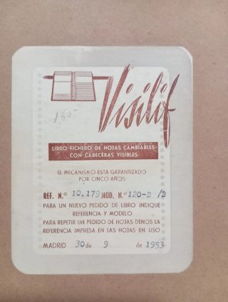 Archivadores antiguos años 50