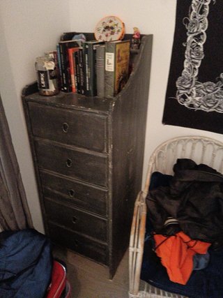 Cajonera envejecida Ikea + Armario + Cama abatible