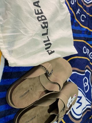 Zuecos Pull&Bear Beige Talla [Talla]