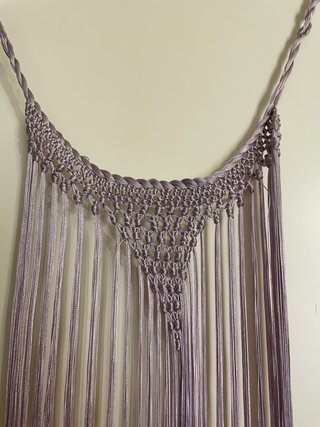 Mantoncillo cuello Flamenca morado