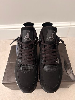 Jordan 4 Black Cat Talla 44