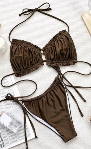 Bikini marrón