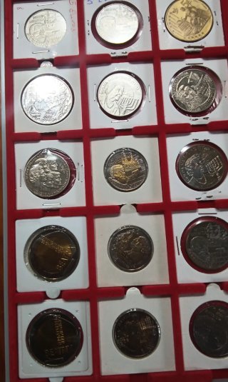 Colección monedas 5 y 10 Euros