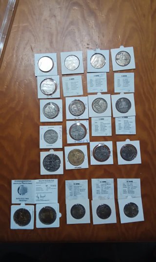 Colección monedas 5 y 10 Euros
