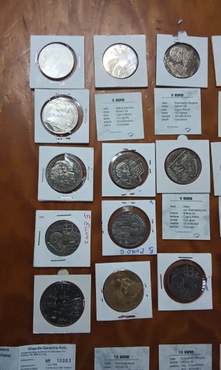 Colección monedas 5 y 10 Euros