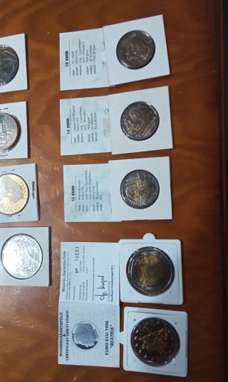 Colección monedas 5 y 10 Euros