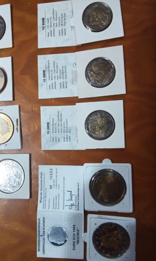 Colección monedas 5 y 10 Euros