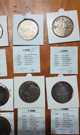 Colección monedas 5 y 10 Euros