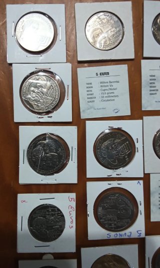 Colección monedas 5 y 10 Euros