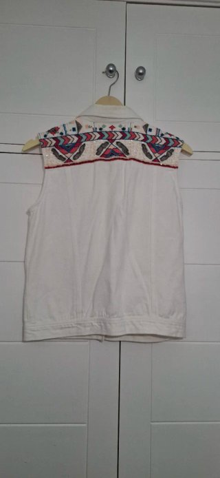 Chaleco vaquero bordado 40