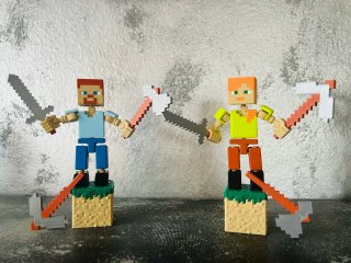 Figuras Minecraft Impresas 3D
