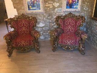 2 Sillones de Lujo Estilo Luis XV