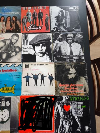 Lote de 28 singles vinilo pop/rock