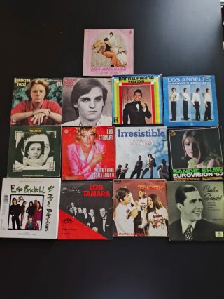 Lote de 28 singles vinilo pop/rock