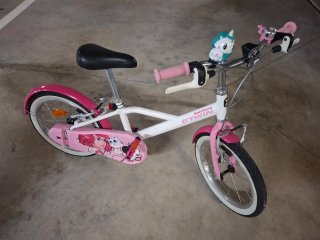 Bicicleta infantil Btwin Docet Girl 500 rosa