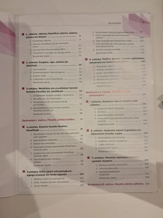 Filosofia, Batxilergoa 1