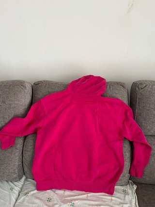 Sudadera oversize Nike con capucha rosa