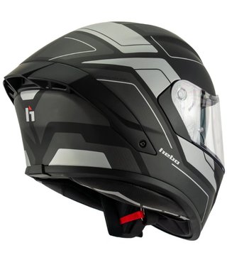 ¡29%DTO! HEBO CASCO INTEGRAL A618 BLACK/GREY MATT