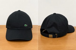 Gorra Lacoste Negra Unisex Original