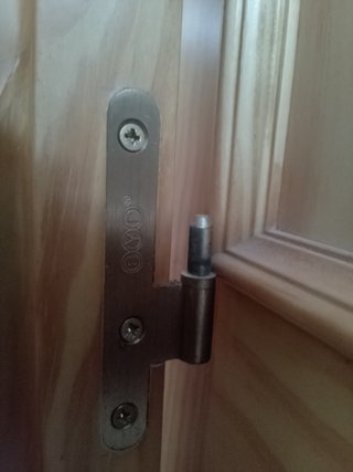 Marco y puerta doble, madera