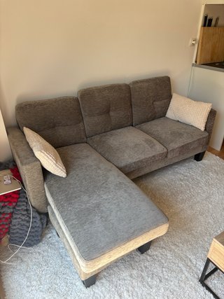 Sofá Chaise Longue Reversible 3 Plazas