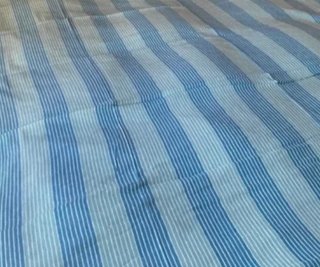 Tapiz / Pareo azul y azul turquesa 210x240 India