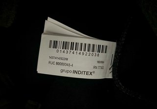 Cazadora Zara cuello envolvente gris