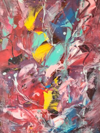 Super oferta Díptico abstracto