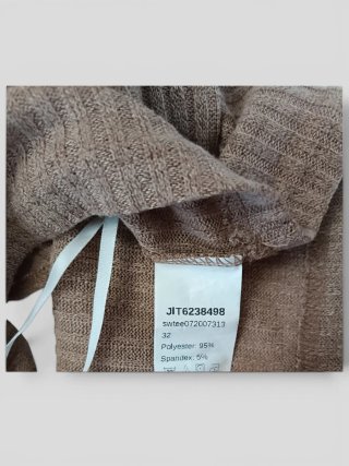 Top asimétrico acanalado Shein Talla S