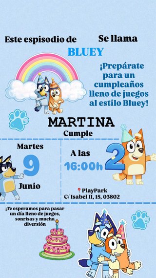 Invitaciones de cumpleaños