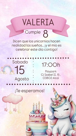 Invitaciones de cumpleaños