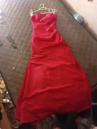 Vestido rojo largo