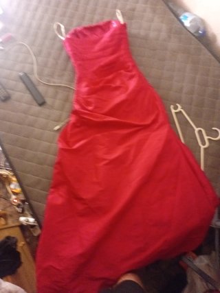 Vestido rojo largo