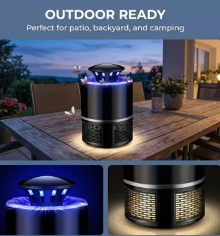 Lámpara Mata Mosquitos Silenciosa