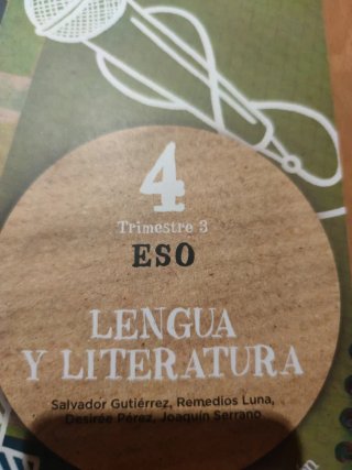 Libro lengua y literatura Sólo el 3er. Trimestre