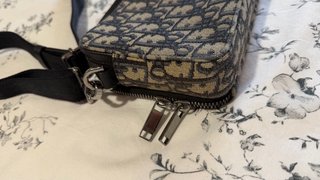 Bolso bandolera Dior monograma