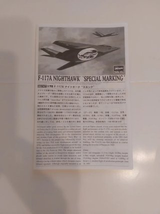 Maqueta Avión F-117A Nighthawk