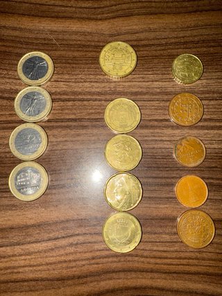 Colección monedas diseños raros