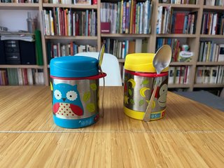 Termo para papillas infantil de acero inoxidable