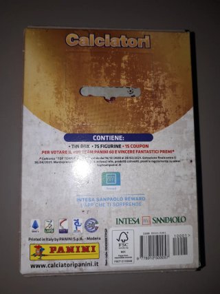 Figurine Calciatori Panini Tin Box 1961-2021