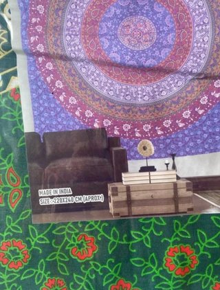 Pareo India Mandala 210x240 cm Algodón