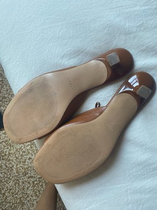 Sandalias Mango Marrones Talla 38