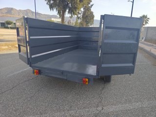 Remolque 750kg 2 ejes con freno