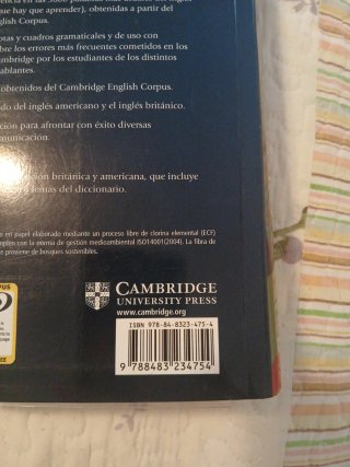 Diccionario Bilingue Cambridge Spanish-English ...