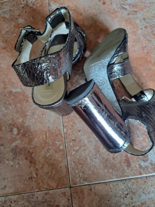 Sandalias Bimba y Lola Plata