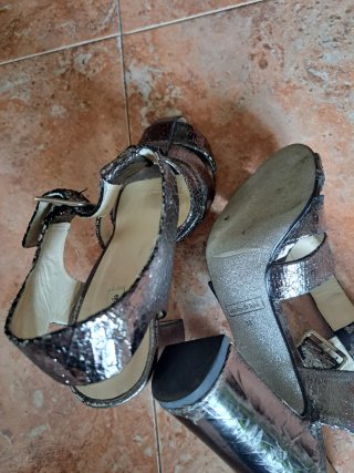 Sandalias Bimba y Lola Plata