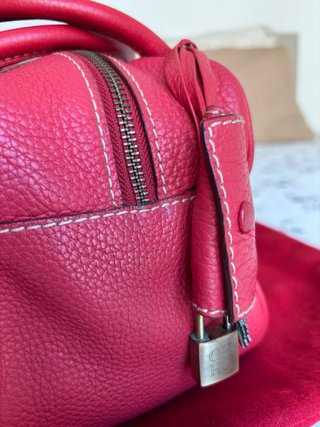 Bolso Carolina Herrera Rojo Elegante