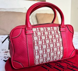 Bolso Carolina Herrera Rojo Elegante